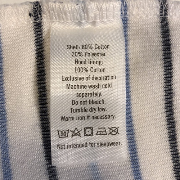 Janie and Jack Hooded Terry Short/ coverup size 3-6 months - Picture 9 of 9